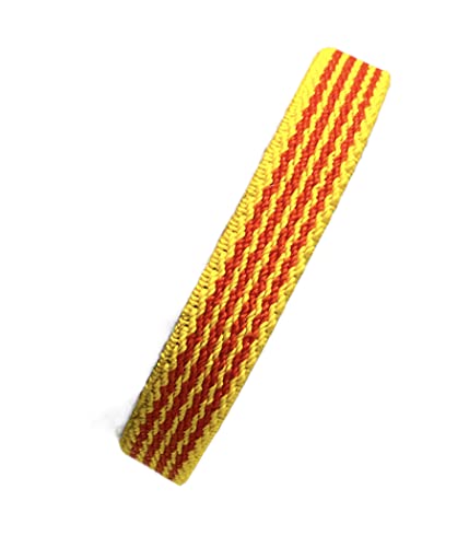 makio Armband für Herren, Damen, Flagge von Katalonien, elastisch, Senyera Catalunya von makio