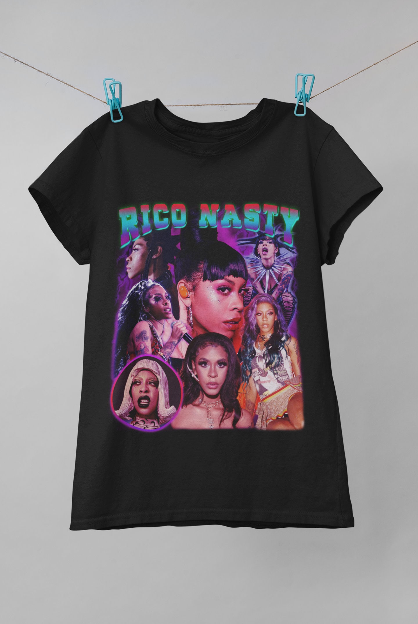 Rico Nasty Retro Shirt, Vintage Print T-Shirt, Unisex Kleidung Rico Nasty Retro Shirt, Vintage Print T-Shirt, Unisex Kleidung von makmurclothingID