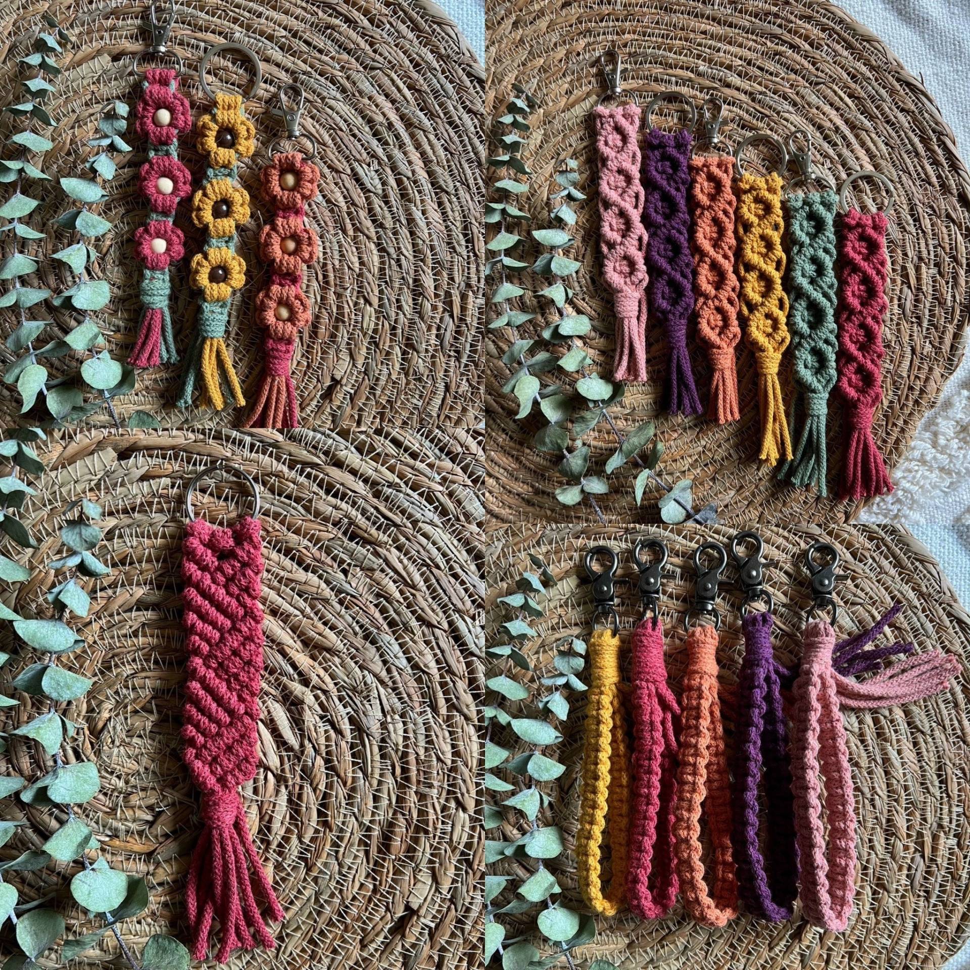 Makramee Schlüsselanhänger von makrameesarahv