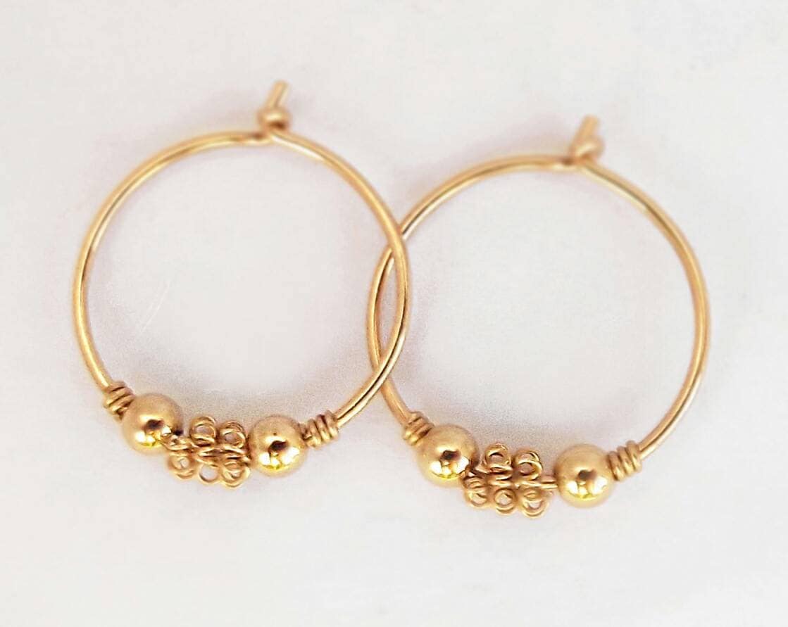 12 Mm Gold Kleine Creolen Ohrringe Für Baby Mädchen Leichte Schmuck 12 Mm Gold Kleine Creolen Ohrringe Für Baby Mädchen Leichte Schmuck von malisaccesoriosJoyas
