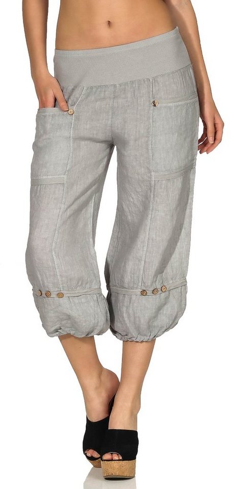 malito more than fashion Caprihose 1575 Damen 3/4 Leinenhose malito more than fashion Caprihose 1575 Damen 3/4 Leinenhose von malito more than fashion