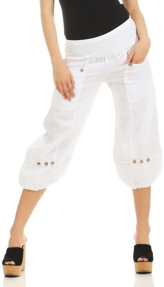 malito more than fashion Caprihose 1575 Damen 3/4 Leinenhose malito more than fashion Caprihose 1575 Damen 3/4 Leinenhose von malito more than fashion