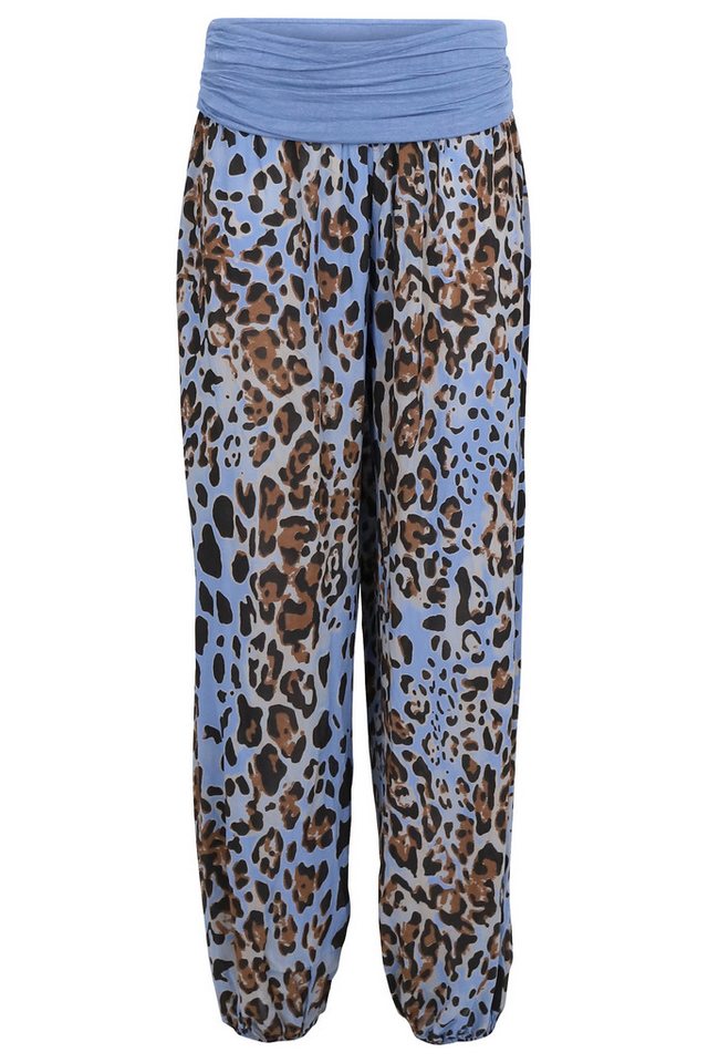 malito more than fashion Haremshose 1484 dünne leichte Freizeithose im Leo Print von malito more than fashion