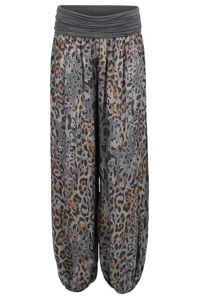 malito more than fashion Haremshose 1484 dünne leichte Freizeithose im Leo Print von malito more than fashion