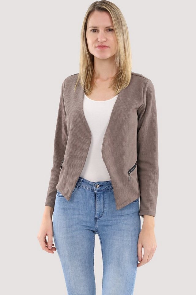 malito more than fashion Jackenblazer 6040 Sweatblazer im Basic-Look von malito more than fashion