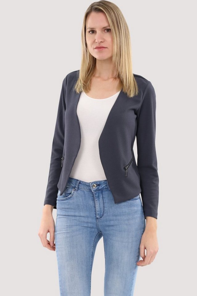 malito more than fashion Jackenblazer 6040 Sweatblazer im Basic-Look von malito more than fashion