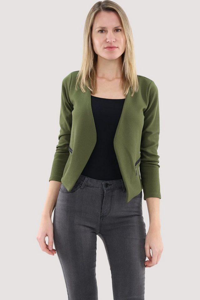 malito more than fashion Jackenblazer 6040 Sweatblazer im Basic-Look von malito more than fashion