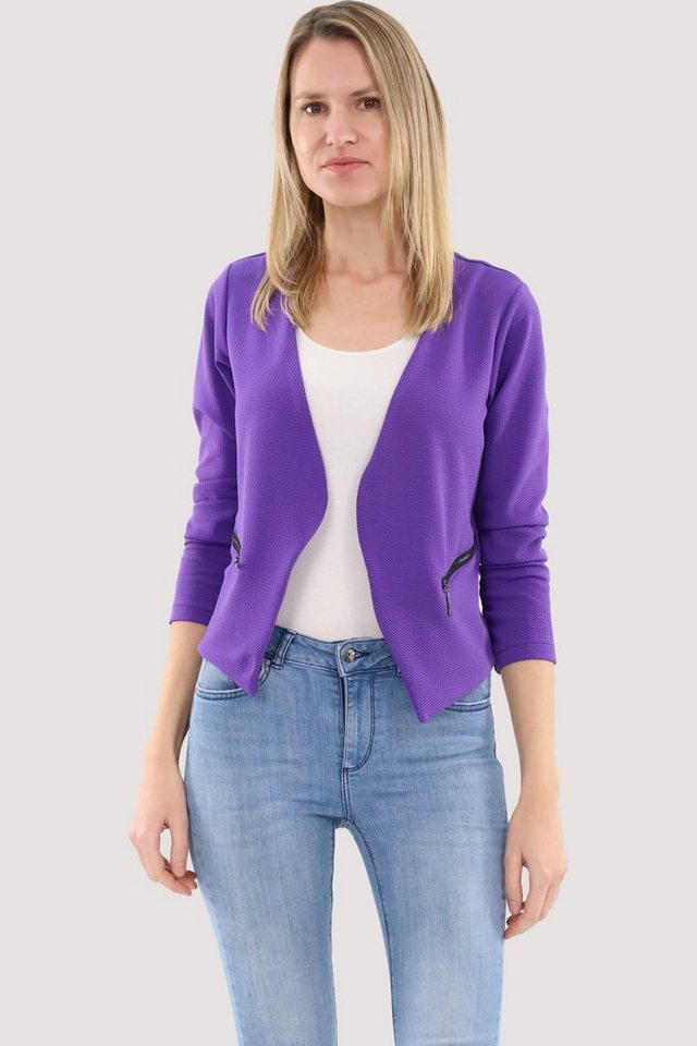 malito more than fashion Jackenblazer 6040 Sweatblazer im Basic-Look von malito more than fashion