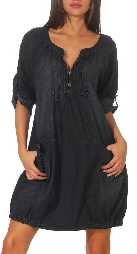 malito more than fashion Jeanskleid 6255 Sommerkleid Strandkleid Einheitsgröße malito more than fashion Jeanskleid 6255 Sommerkleid Strandkleid Einheitsgröße von malito more than fashion