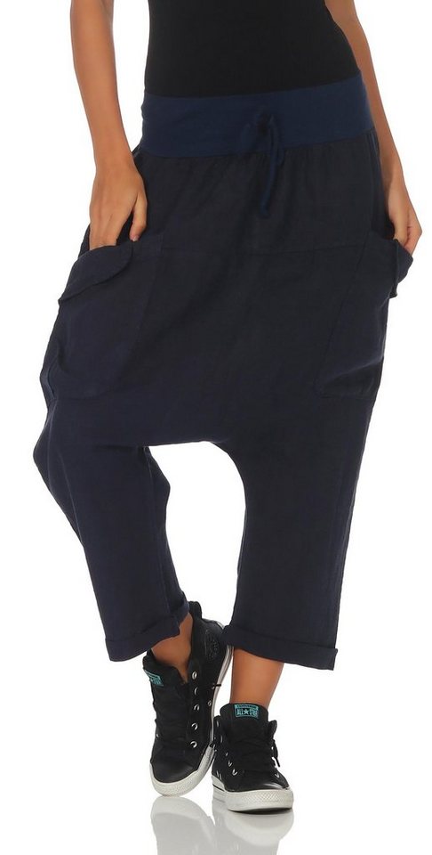 malito more than fashion Leinenhose 6285 Pumphose aus Leinen von malito more than fashion