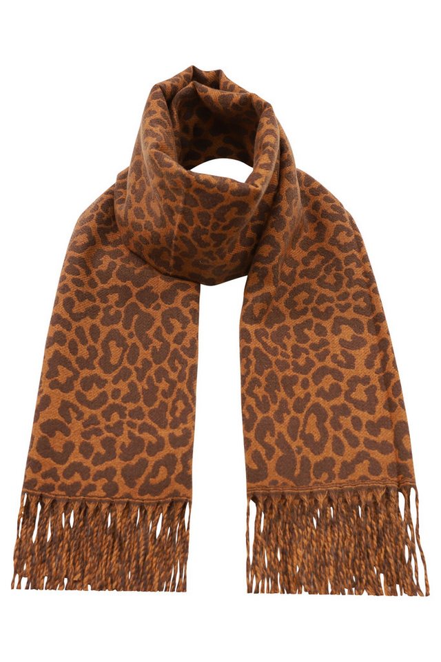 malito more than fashion Modeschal S605, langer XXL Schal / Stola / Überwurf Leo-Print malito more than fashion Modeschal S605, langer XXL Schal / Stola / Überwurf Leo-Print von malito more than fashion