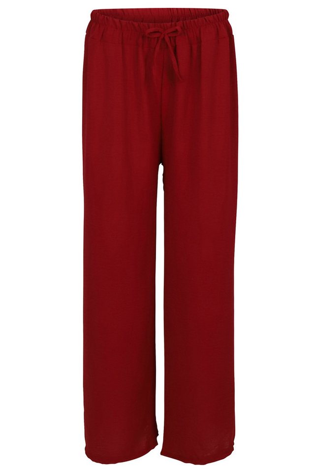 malito more than fashion Palazzohose 2306 lockere Sommerhose Animalprint und Unifarben von malito more than fashion