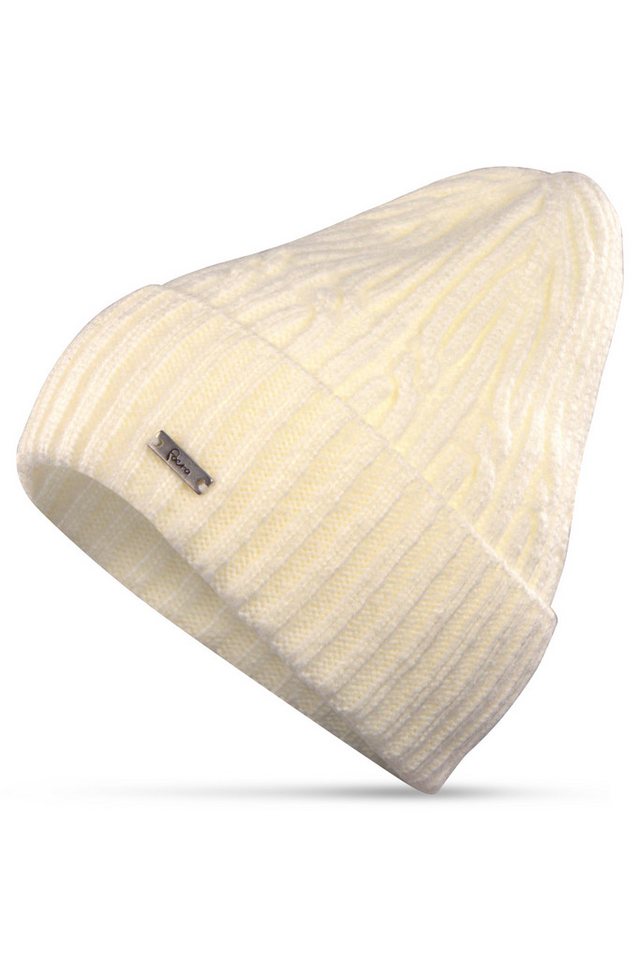 malito more than fashion Strickmütze M116 Winter Strickmütze mit Zopfmuster Unisex Onesize von malito more than fashion