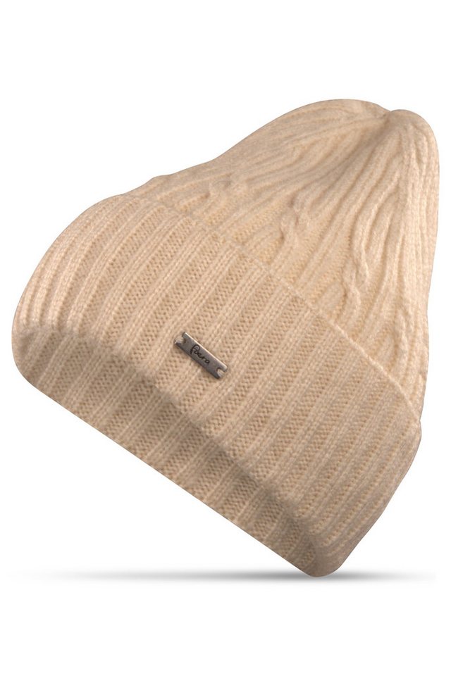 malito more than fashion Strickmütze M116 Winter Strickmütze mit Zopfmuster Unisex Onesize von malito more than fashion