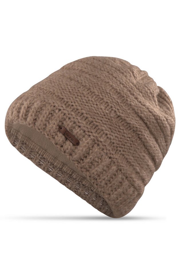 malito more than fashion Strickmütze M219 gefütterte Beanie Wintermütze Unisex von malito more than fashion