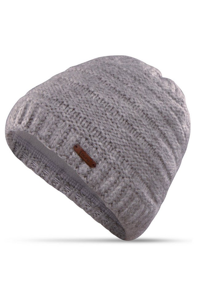malito more than fashion Strickmütze M219 gefütterte Beanie Wintermütze Unisex von malito more than fashion