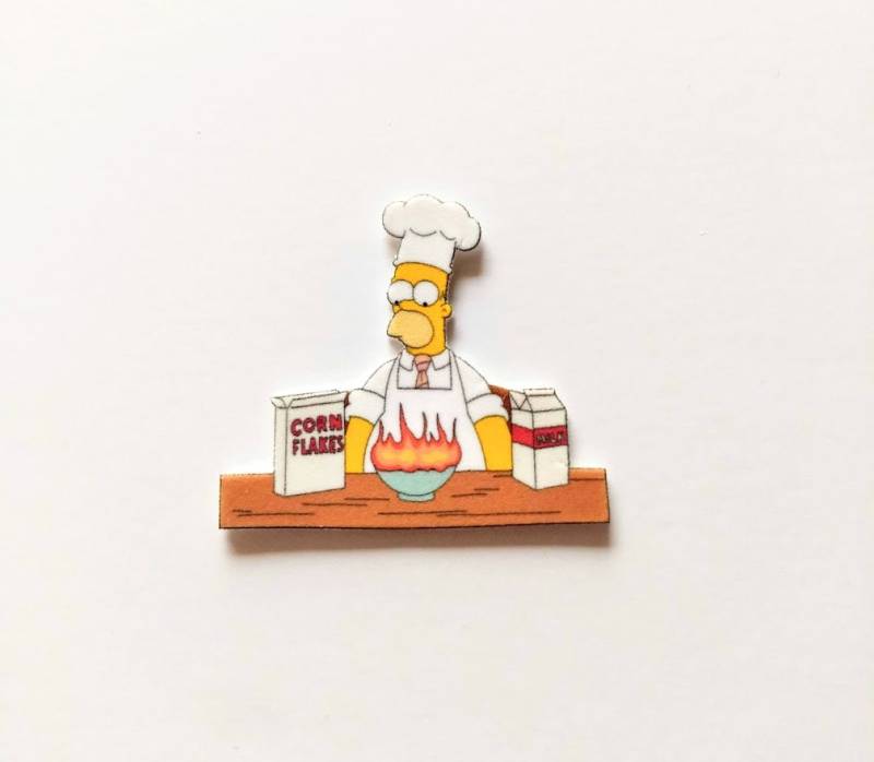 Homer Simpson Pin Oder Magnet - Cornflakes Für Mr. Burns Homer Simpson Pin Oder Magnet - Cornflakes Für Mr. Burns von maltshopper