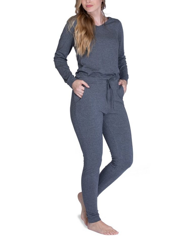 maluuna Overall maluuna - Damen Jumpsuit mit Bündchen an Arm- und Beinabschluss und Kordelzug von maluuna