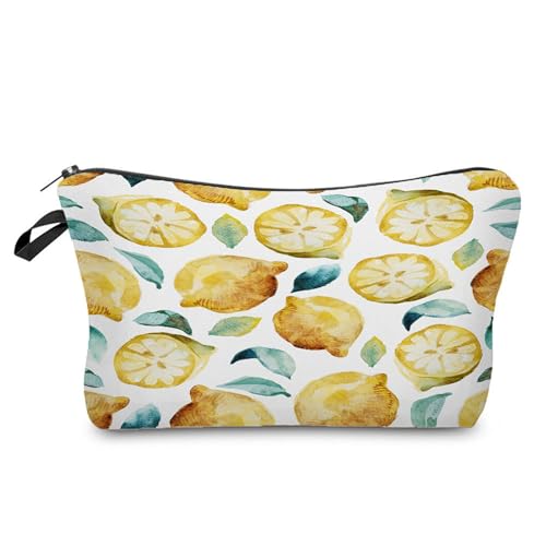 Kosmetiktasche Blätter Zitrone Schminktasche Tragbare Reise Kosmetiktasche Set,Klein Niedliche Vielseitige Geldbörse Klein, Kosmetiktasche Damen,Reißverschlusstasche Kosmetik Tasche Kosmetiktasche Blätter Zitrone Schminktasche Tragbare Reise Kosmetiktasche Set,Klein Niedliche Vielseitige Geldbörse Klein, Kosmetiktasche Damen,Reißverschlusstasche Kosmetik Tasche von malxlaw