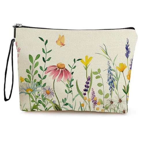 Kosmetiktasche Blume Schminktasche Tragbare Reise Kosmetiktasche Set,Klein Niedliche Vielseitige Geldbörse Klein, Kosmetiktasche Damen,Reißverschlusstasche Kosmetik Tasche Kosmetiktasche Blume Schminktasche Tragbare Reise Kosmetiktasche Set,Klein Niedliche Vielseitige Geldbörse Klein, Kosmetiktasche Damen,Reißverschlusstasche Kosmetik Tasche von malxlaw