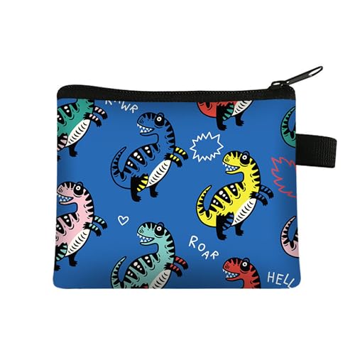 Kosmetiktasche Dinosaurier Schminktasche Tragbare Reise Kosmetiktasche Klein Niedliche Vielseitige Make Up Bag Kosmetiktasche Damen Reißverschlusstasche Schminktasche Klein Mädchen von malxlaw