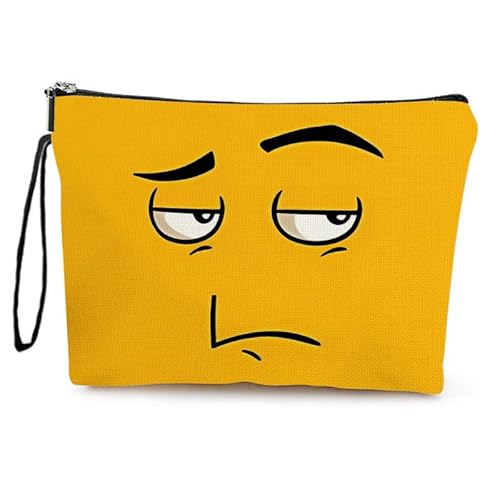 Kosmetiktasche Lippenstift-Ausdruck Schminktasche Tragbare Reise Kosmetiktasche Set,Klein Niedliche Vielseitige Geldbörse Klein, Kosmetiktasche Damen,Reißverschlusstasche Kosmetik Tasche von malxlaw