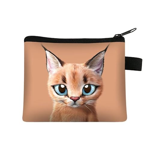 Kosmetiktasche Niedliche Katze Schminktasche Tragbare Reise Kosmetiktasche Klein Niedliche Vielseitige Make Up Bag Kosmetiktasche Damen Reißverschlusstasche Schminktasche Klein Mädchen von malxlaw