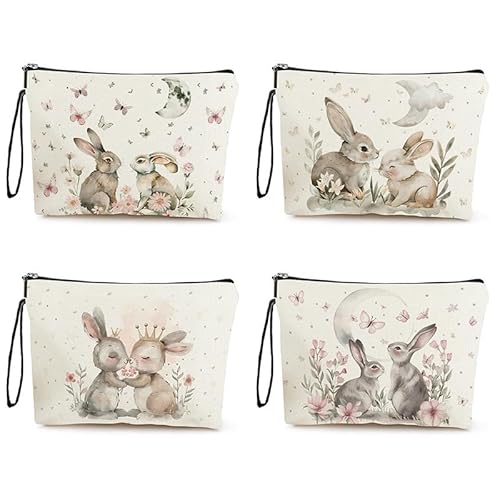 Kosmetiktasche Ostern Schminktasche Tragbare Reise Kosmetiktasche Set,Klein Niedliche Vielseitige Geldbörse Klein, Kosmetiktasche Damen,Reißverschlusstasche Kosmetik Tasche von malxlaw