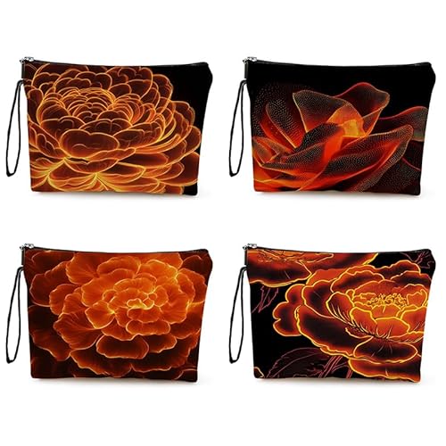 Kosmetiktasche Ostern Schminktasche Tragbare Reise Kosmetiktasche Set,Klein Niedliche Vielseitige Geldbörse Klein, Kosmetiktasche Damen,Reißverschlusstasche Kosmetik Tasche von malxlaw