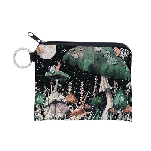 Kosmetiktasche Pilz Schminktasche Tragbare Reise Kosmetiktasche Klein Niedliche Vielseitige Make Up Bag Kosmetiktasche Damen Reißverschlusstasche Schminktasche Klein Mädchen von malxlaw
