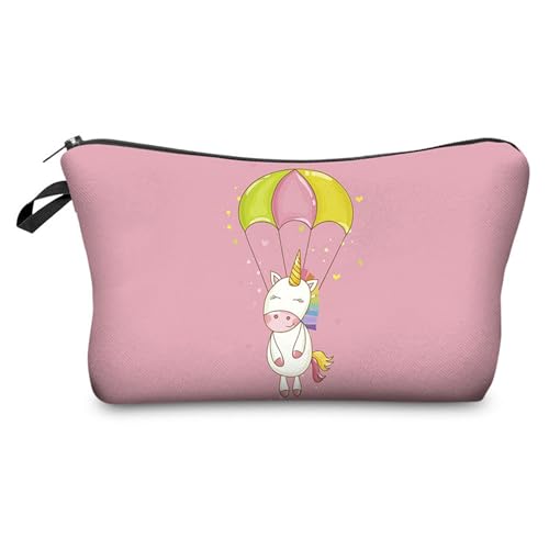 Kosmetiktasche Regenschirm Einhorn Schminktasche Tragbare Reise Kosmetiktasche Set,Klein Niedliche Vielseitige Geldbörse Klein, Kosmetiktasche Damen,Reißverschlusstasche Kosmetik Tasche Kosmetiktasche Regenschirm Einhorn Schminktasche Tragbare Reise Kosmetiktasche Set,Klein Niedliche Vielseitige Geldbörse Klein, Kosmetiktasche Damen,Reißverschlusstasche Kosmetik Tasche von malxlaw