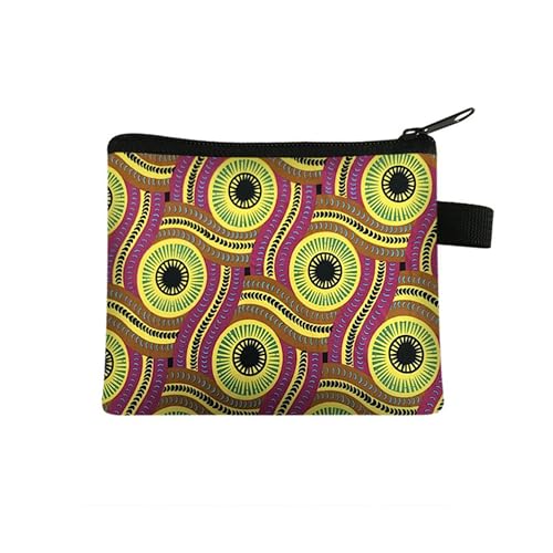 Kosmetiktasche Retro Circle Schminktasche Tragbare Reise Kosmetiktasche Klein Niedliche Vielseitige Make Up Bag Kosmetiktasche Damen Reißverschlusstasche Schminktasche Klein Mädchen von malxlaw