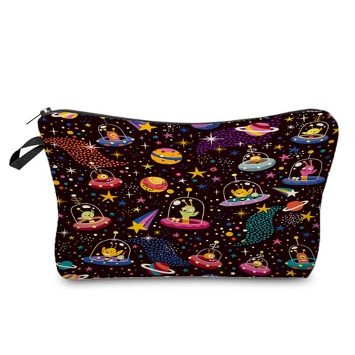 Kosmetiktasche Roter Planet Schminktasche Tragbare Reise Kosmetiktasche Set,Klein Niedliche Vielseitige Geldbörse Klein, Kosmetiktasche Damen,Reißverschlusstasche Kosmetik Tasche von malxlaw
