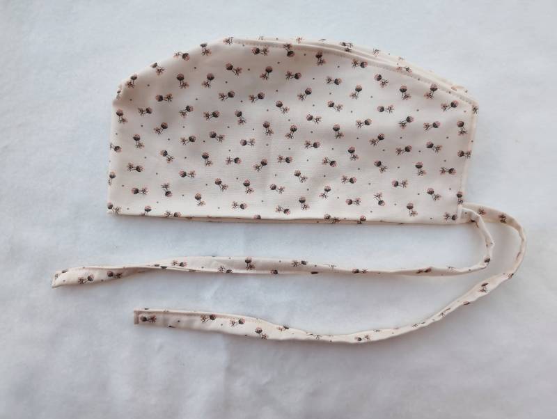 Op Haube Mit Gummi Doldenblümchen Rosa von DasStoffwerk