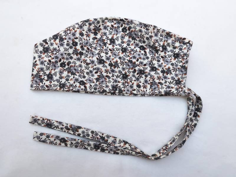 Op Haube Mit Gummi Vintage Grau von DasStoffwerk