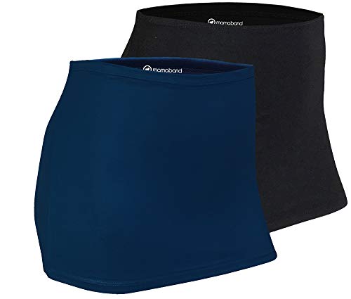 mama band - Nierenwärmer DOPPELPACK zum Warmhalten des Nieren- und Hüftbereichs | Shirtverlängerung. von mama band