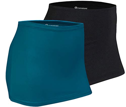 mama band - Nierenwärmer DOPPELPACK zum Warmhalten des Nieren- und Hüftbereichs | Shirtverlängerung. von mama band