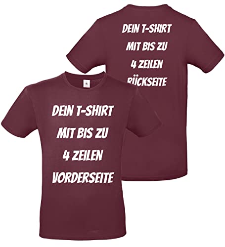 Dein Tshirt Bedrucken Lassen. Tshirt Vorder und Rückseite Bedrucken. Tshirt selbst gestalten Herren. T Shirt mit Druck. personalisiertes Tshirt von mama band