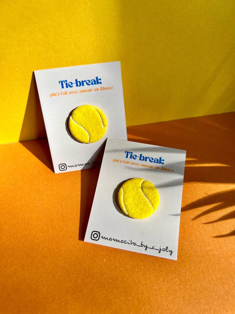 Tennisball-Tiebreak-Pin von mamacitabycjoly