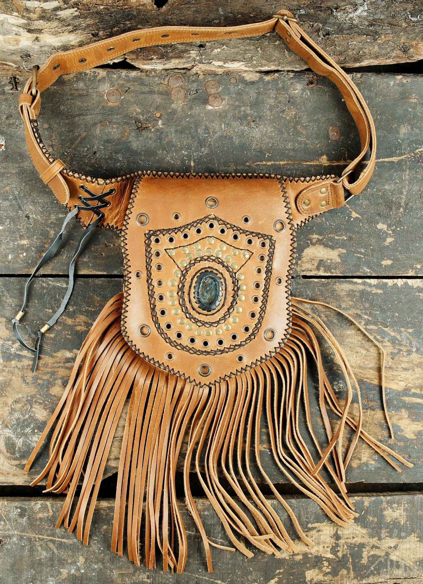 Handmade Leather Waist Bag With Adjustable Belt, Festival Fanny Pack, Hip Bag, Gift For Her Handmade Leather Waist Bag With Adjustable Belt, Festival Fanny Pack, Hip Bag, Gift For Her von mamaleatherbag