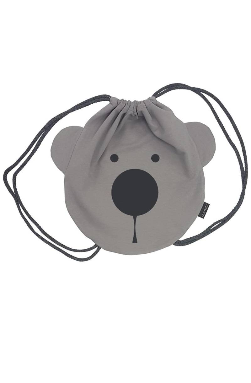 Rucksack Kinder Bear Face Grau von mamatuMotherAndChild