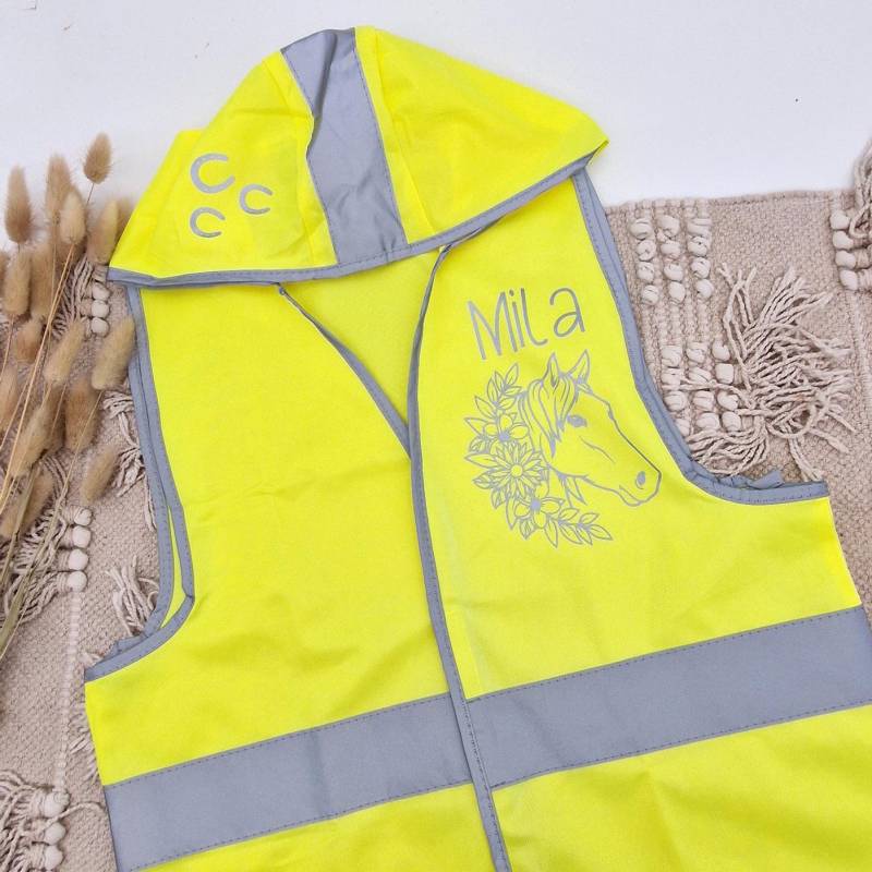 Warnweste Kinder | Personalisiert |Warnkragen Warnkragen Mit Motiv Personalisierte Kind Schule Schulkind von mamicoshop