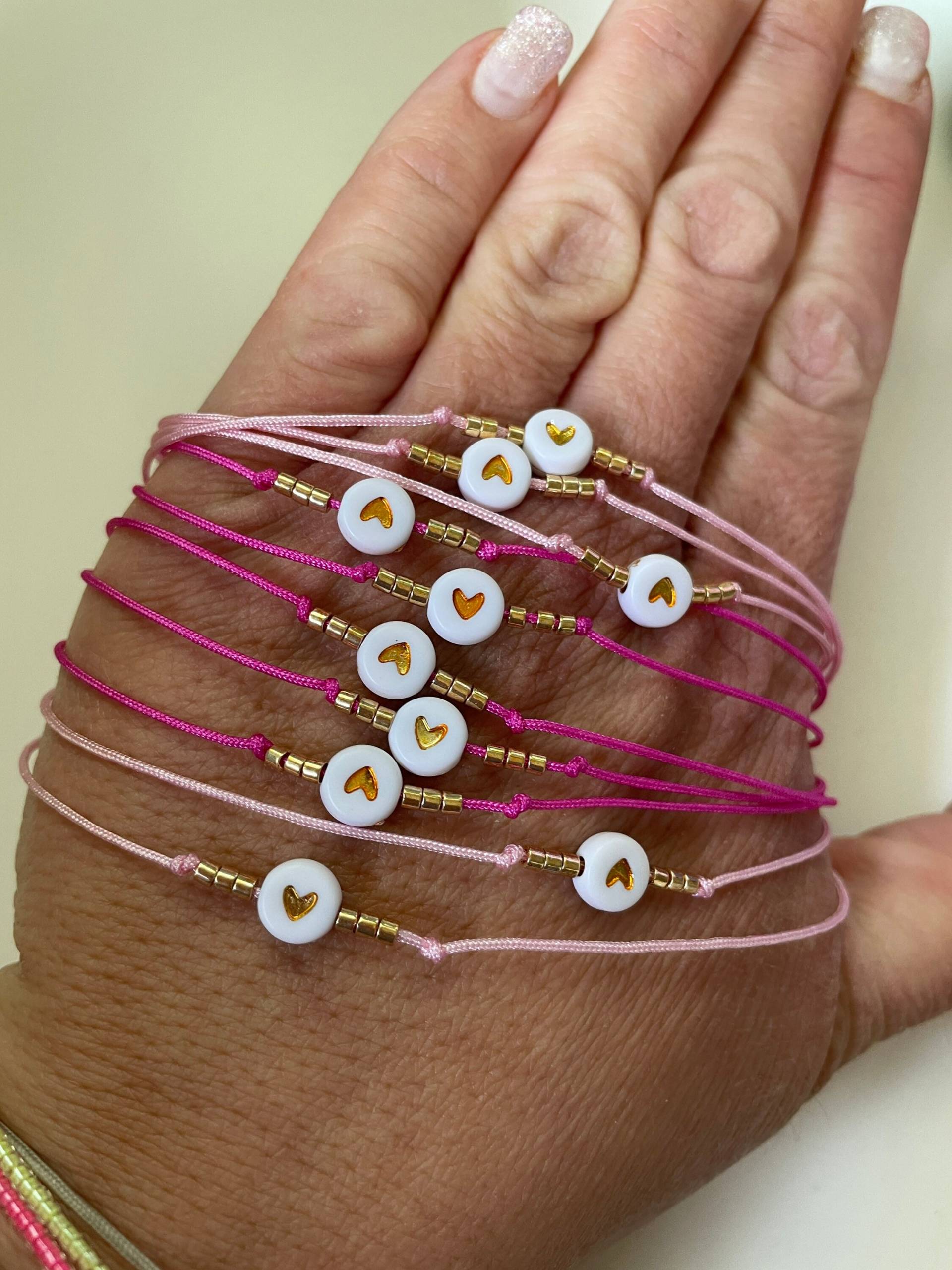 Armband | Miniarmband Dünnes Armkettchen Herz Nylonband Verstellbar Junggesellenabschied Glücksarmband Partnerarmband Armband | Miniarmband Dünnes Armkettchen Herz Nylonband Verstellbar Junggesellenabschied Glücksarmband Partnerarmband von mamiliebtschoenes