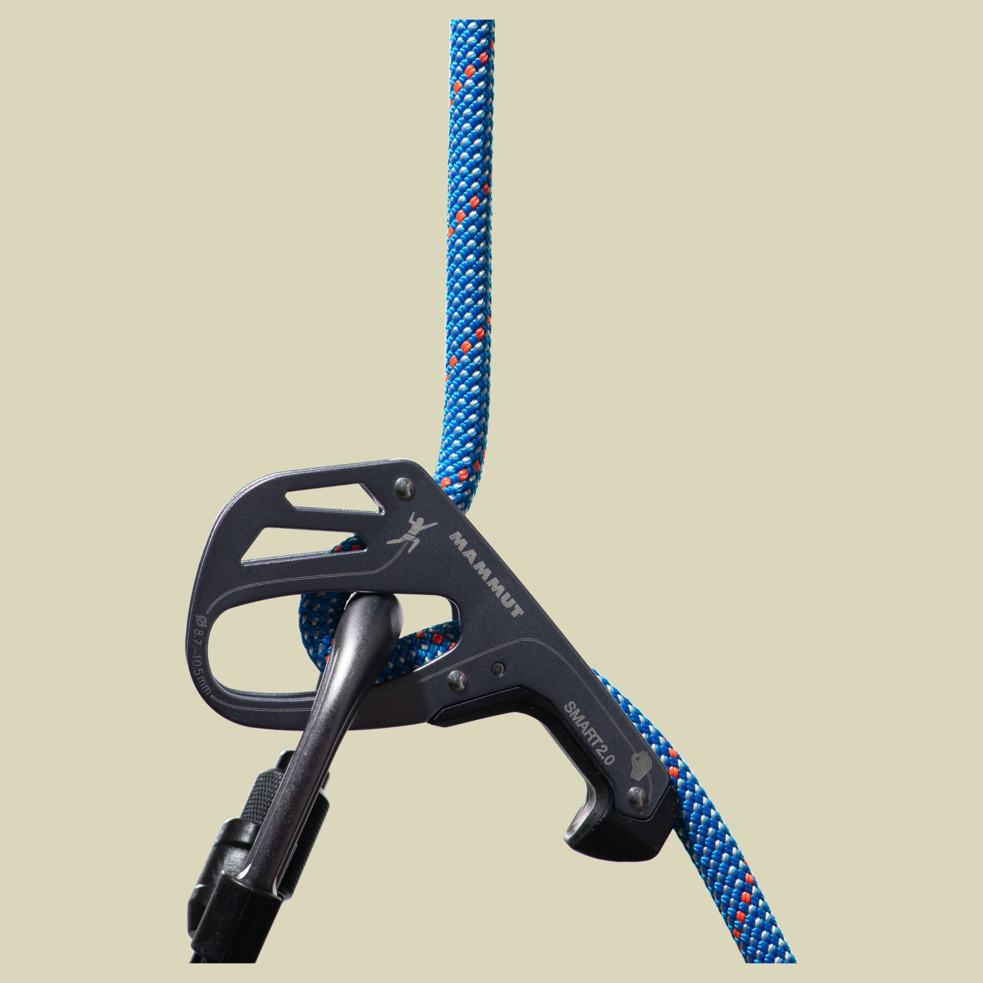 9.5 Crag Classic Rope 50 m 50 m blau - blue-white von mammut