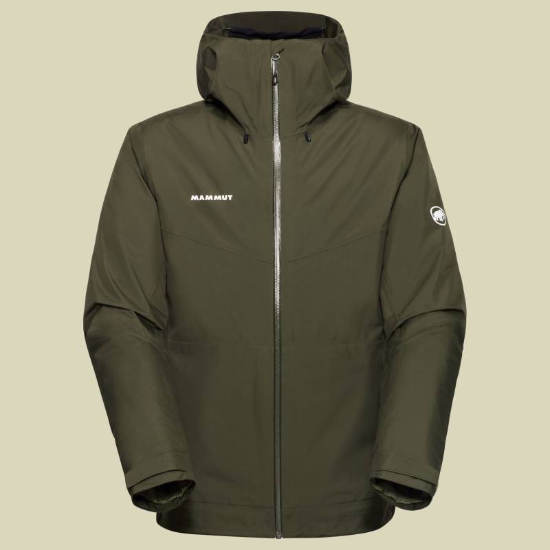 Convey 3 in 1 HS Hooded Jacket Men grau XXL - Farbe dark marsh-marsh von mammut