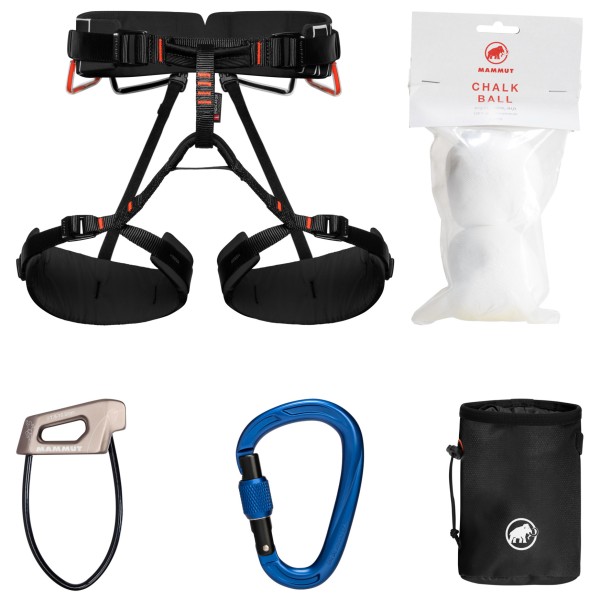 Mammut - 4 Slide Climbing Package - Kletterset Gr XS-M schwarz Mammut - 4 Slide Climbing Package - Kletterset Gr XS-M schwarz von mammut