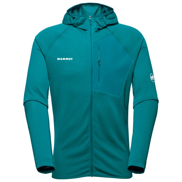 Mammut - Aenergy Light ML Hooded Jacket - Fleecejacke Gr M türkis von mammut