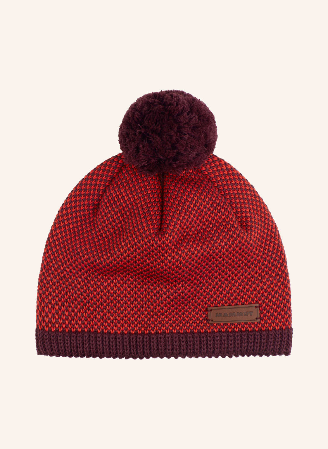 Mammut Beanie Snow rot von mammut