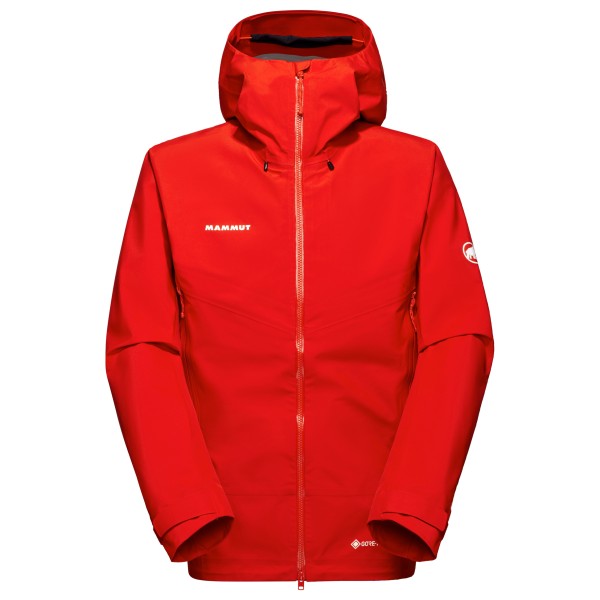 Mammut - Crater IV Hardshell Hooded Jacket - Regenjacke Gr M rot von mammut