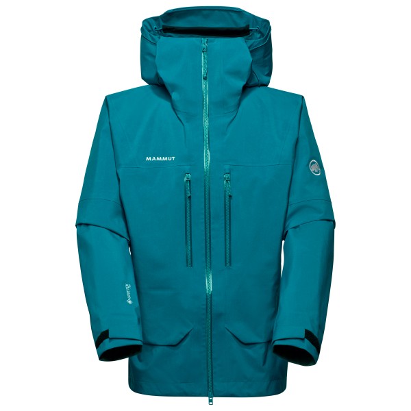 Mammut - Crater Pro Hardshell Hooded Jacket - Regenjacke Gr L türkis von mammut
